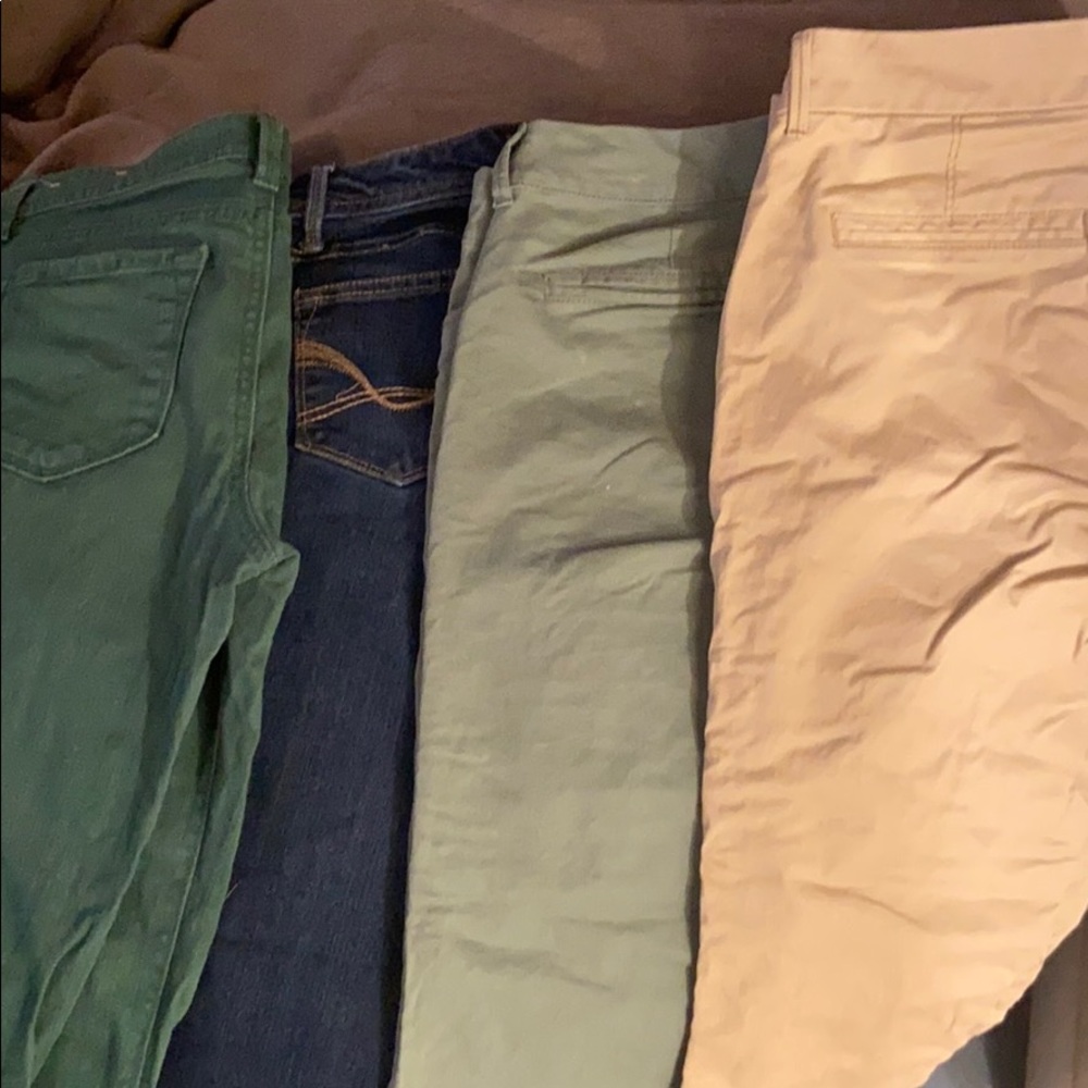various size 6 pants- Old Navy and Loft